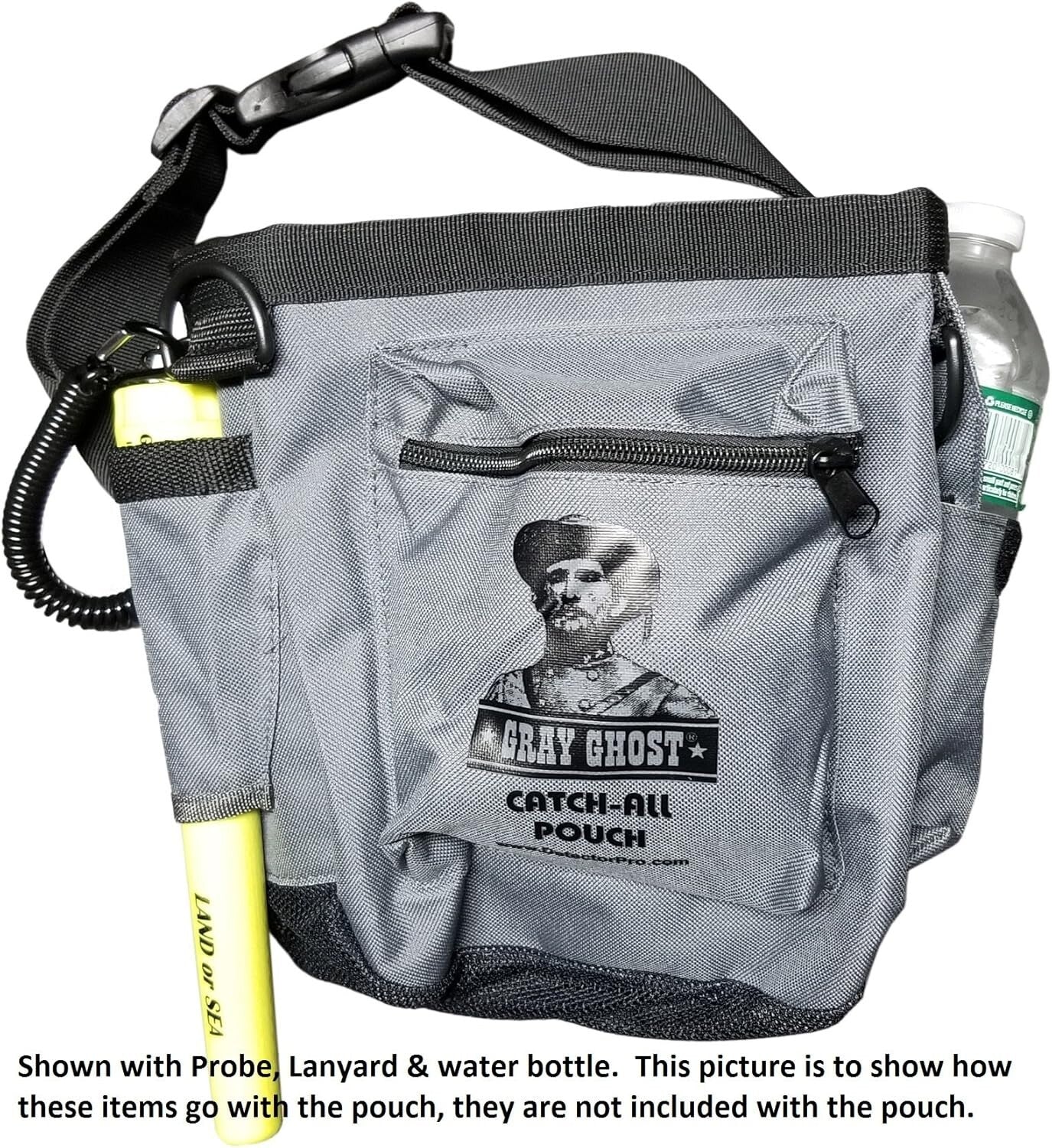 Lightweight Catch-All Pouch with Adjustable Waist for Easy Metal Detecting