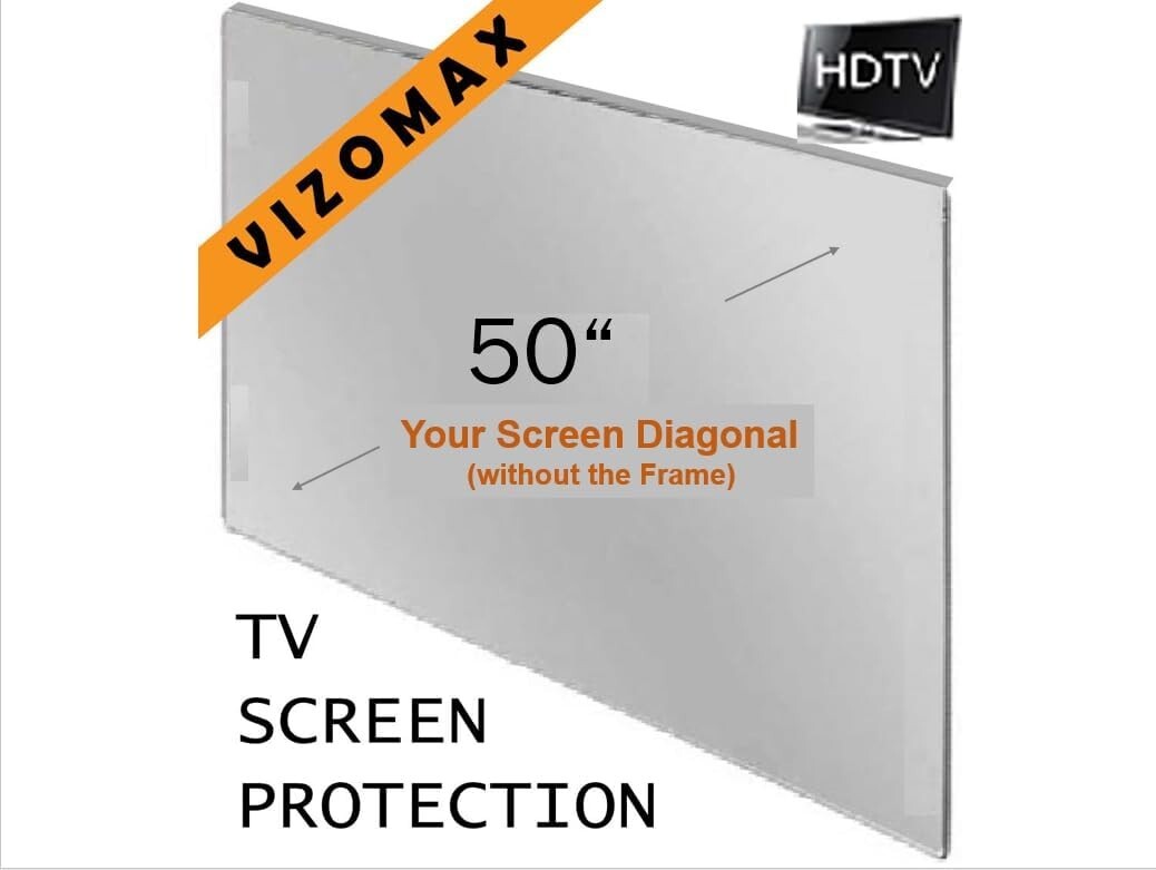 49-50 Inch Premium Scratch-Resistant TV Cover for LCD, LED & OLED Screens