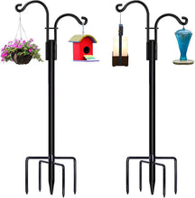 Load image into Gallery viewer, Multi-Purpose Shepherds Hooks for Garden: Hummingbird Feeders, Lanterns &amp; More