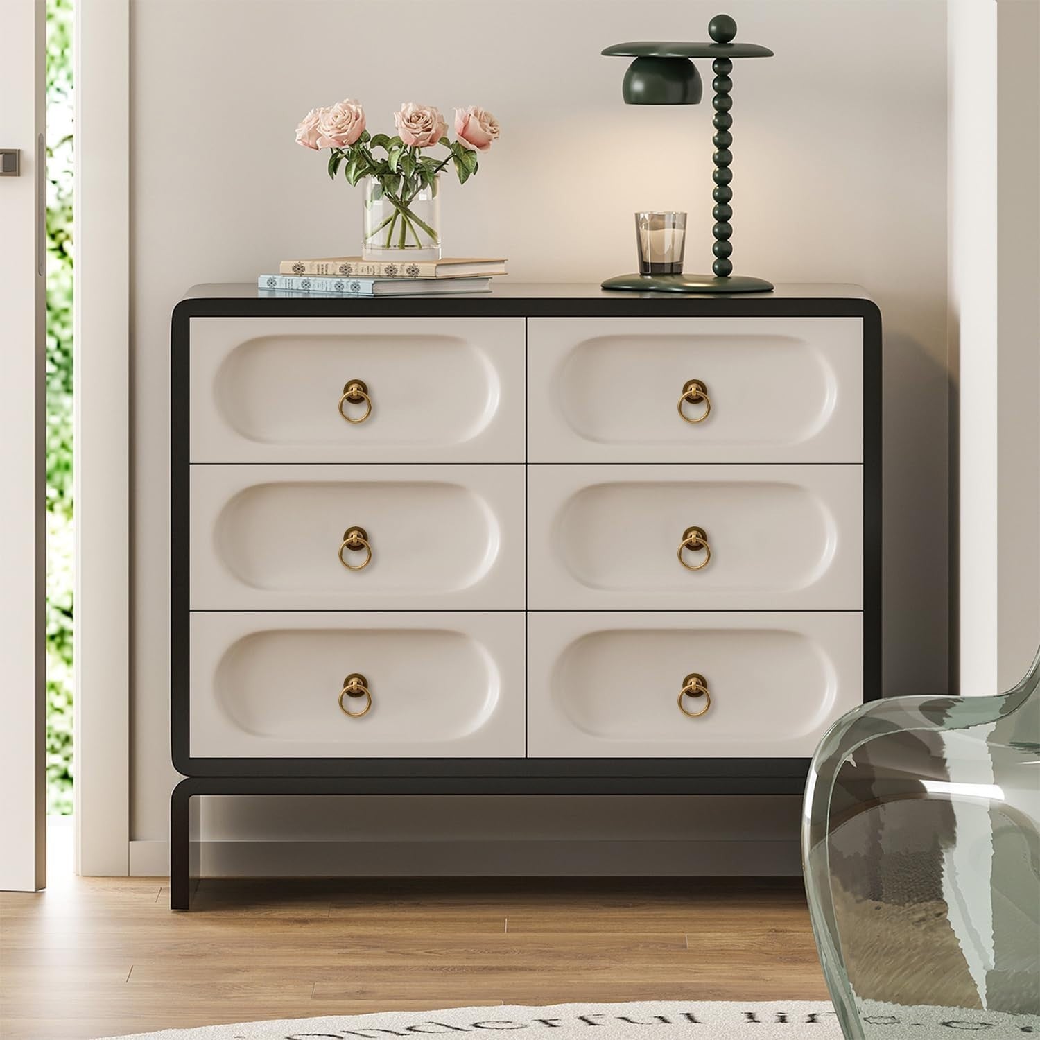 12 Elegant Antique Brass Ring Pulls for Cabinets - Effortless Installation