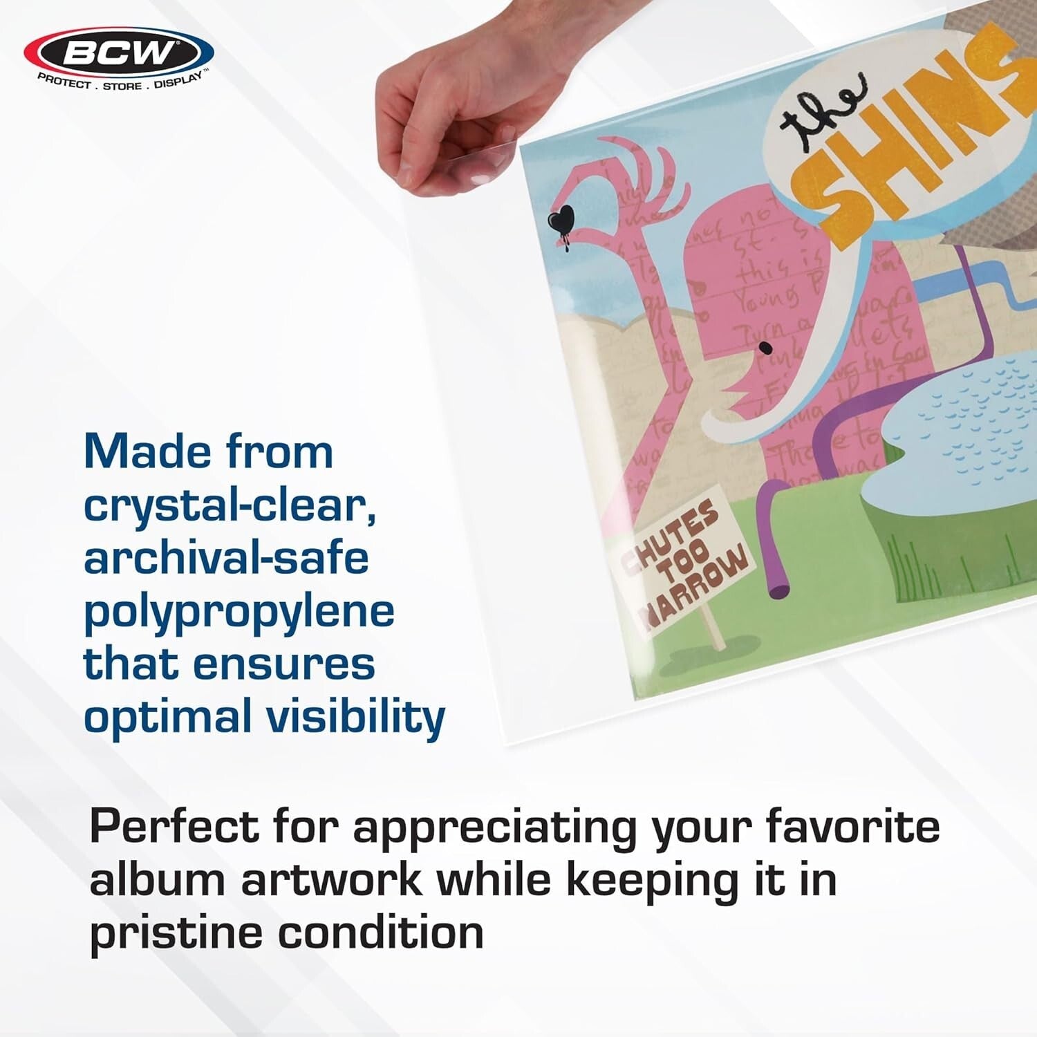 Archival Quality 1000 Pack 12" Record Outer Sleeves - Crystal Clear & Acid-Free