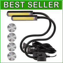 Load image into Gallery viewer, Adjustable 14'' LED Work Lights with Magnetic Base - Perfect for Crafts &amp; Sewing