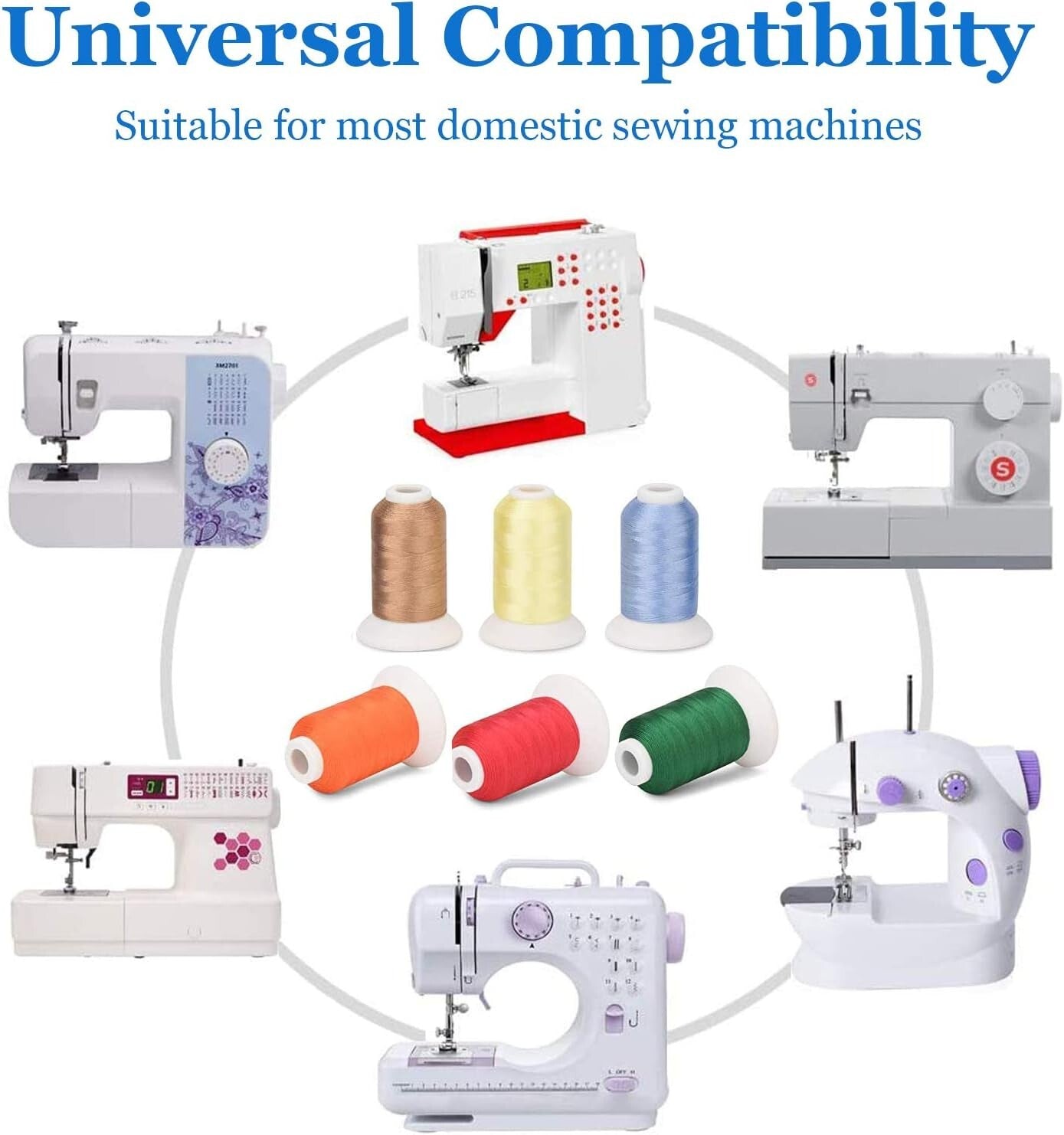 Elegant 82 Colors Polyester Embroidery Thread - Perfect for Hand & Machine Use