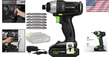 Load image into Gallery viewer, Lightweight 20V Lithium Ion Impact Driver with Fast Charging &amp; Ergonomic Design