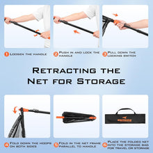 Load image into Gallery viewer, Lightweight Fish Landing Net with Triangle Design &amp; Built-in Length Measurement