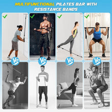 Load image into Gallery viewer, Multifunctional Yoga Pilates Bar with Heavy-Duty Metal Buckle for Smart Workouts