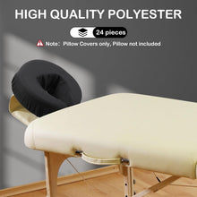 Load image into Gallery viewer, Eco-Friendly 24 Pcs Face Cradle Covers - Lightweight Microfiber for Therapists