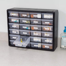 Load image into Gallery viewer, Versatile 24-Drawer Plastic Organizer - Perfect for Classroom &amp; Craft Storage