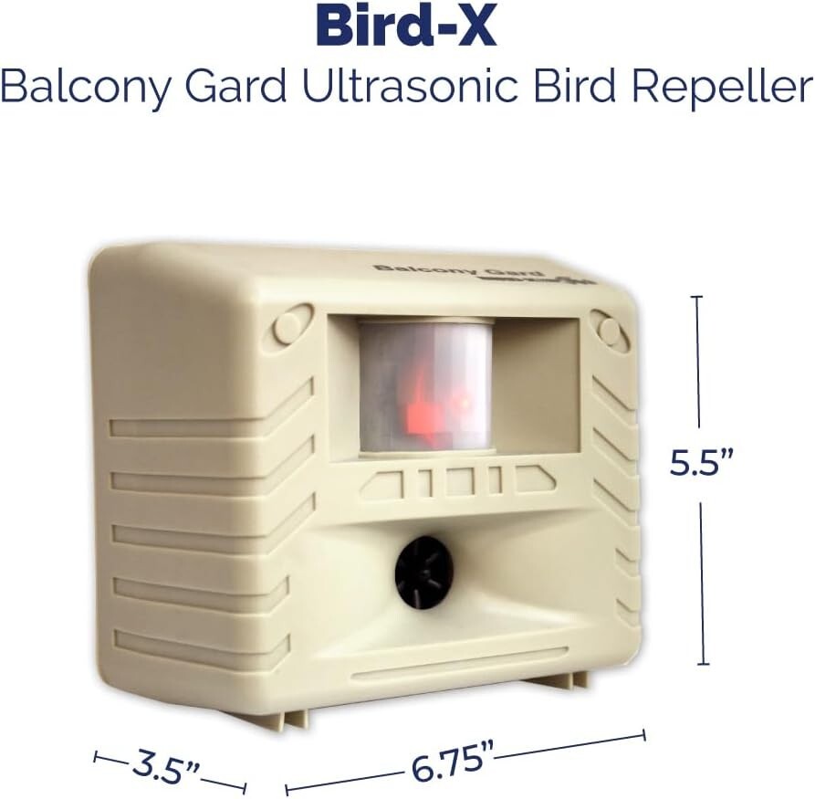 Adjustable Ultrasonic Bird Repeller - Safe and Effective Outdoor Protection