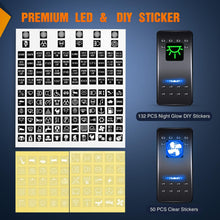 Load image into Gallery viewer, 8 Gang Rocker Switch Panel w/ PD Type C &amp; USB Charger – Waterproof Aluminum