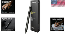 Load image into Gallery viewer, Refillable Gunmetal Gel Pen - Lightweight, Ultra-Fine Writing Luxury Instrument