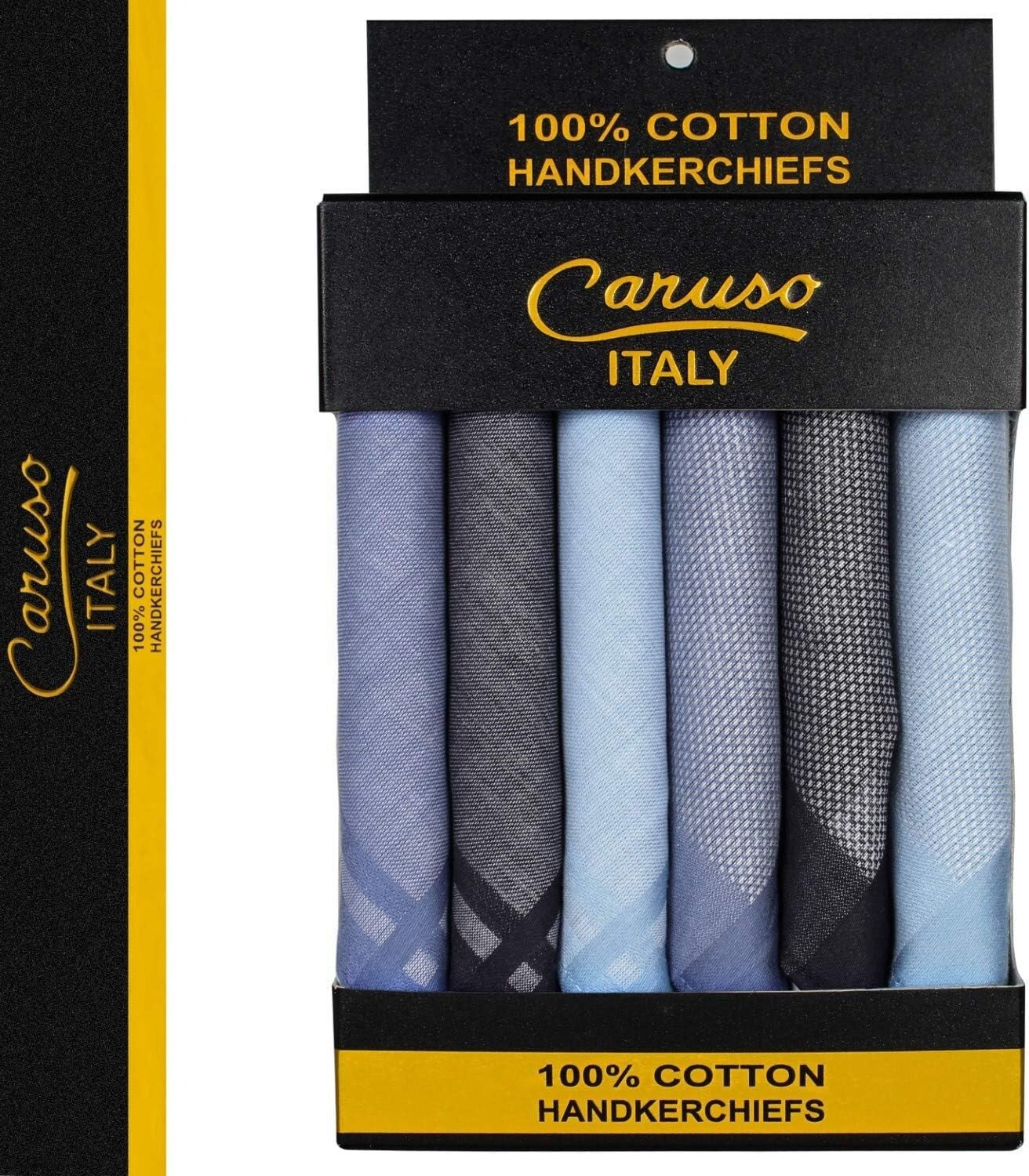 Elegant Ultra-Absorbent Cotton Handkerchiefs - Large 50cm x 50cm Size Set