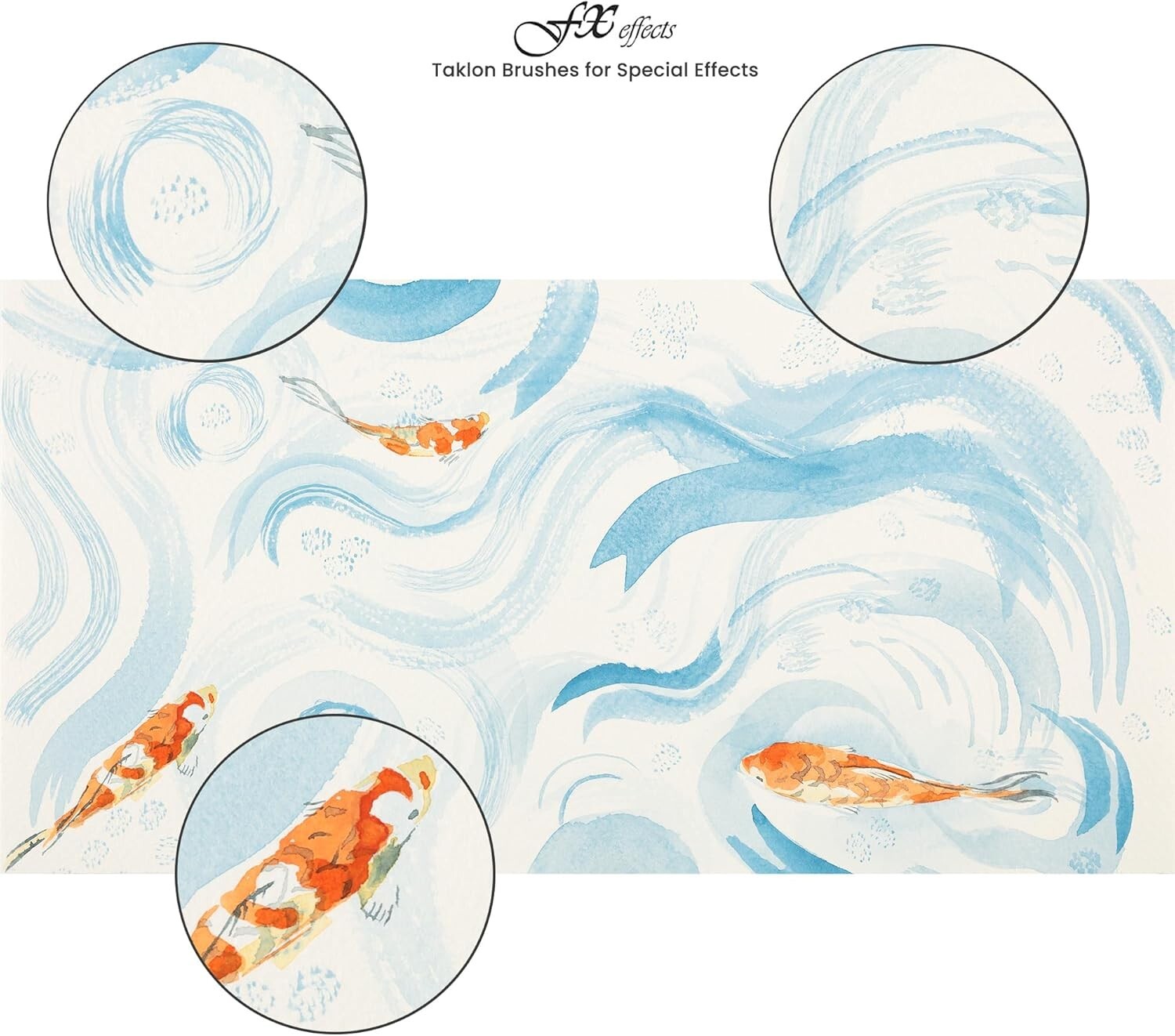 High-Quality 10 Brush Set for Artists: Special Effects & Multi-Media Painting