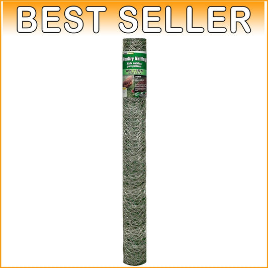 Versatile 20 Gauge Chicken Wire Fence - 60" x 150' - Ideal for Gardens & Poultry