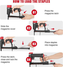 Load image into Gallery viewer, Adjustable Long Nose Pneumatic Stapler: Perfect for Upholstery &amp; Wood Assembly
