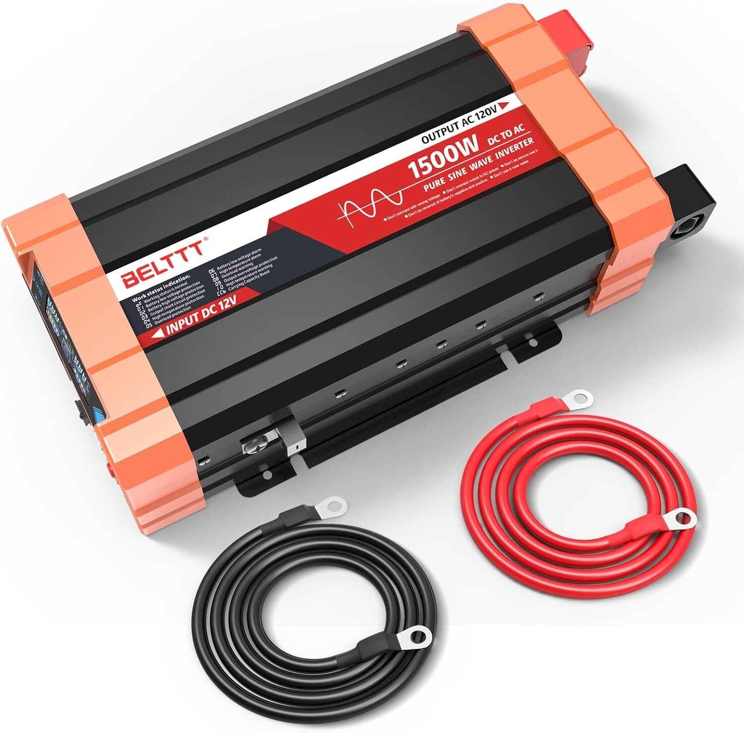 Dual AC Socket 1500W Inverter for RVs, Trucks, and Outdoor Camping Needs