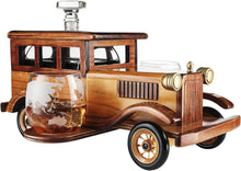Load image into Gallery viewer, Large Car-Themed Whiskey Decanter Set with Metal Spigot - Perfect for Collectors