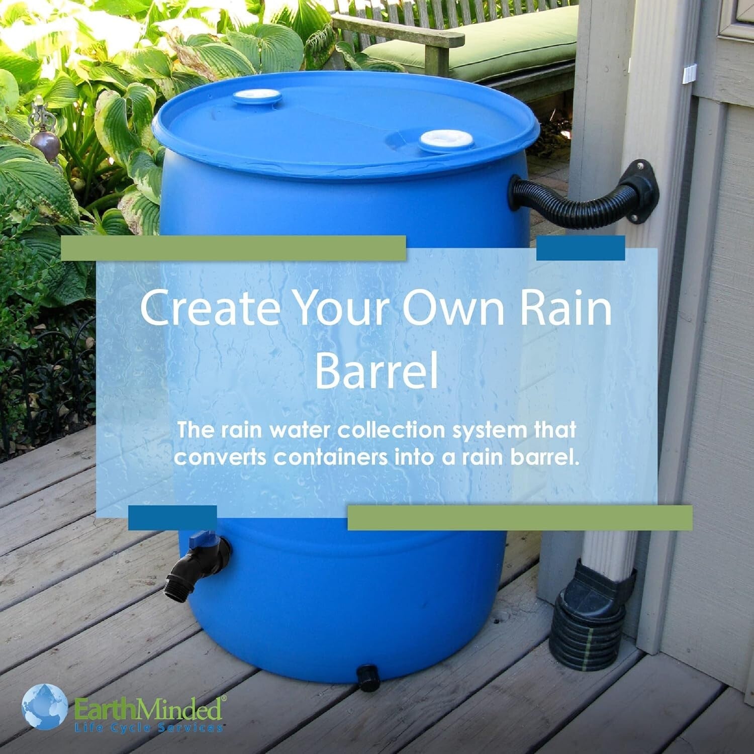 All-in-One Rainwater Collection System - DIY Diverter & Accessories Included