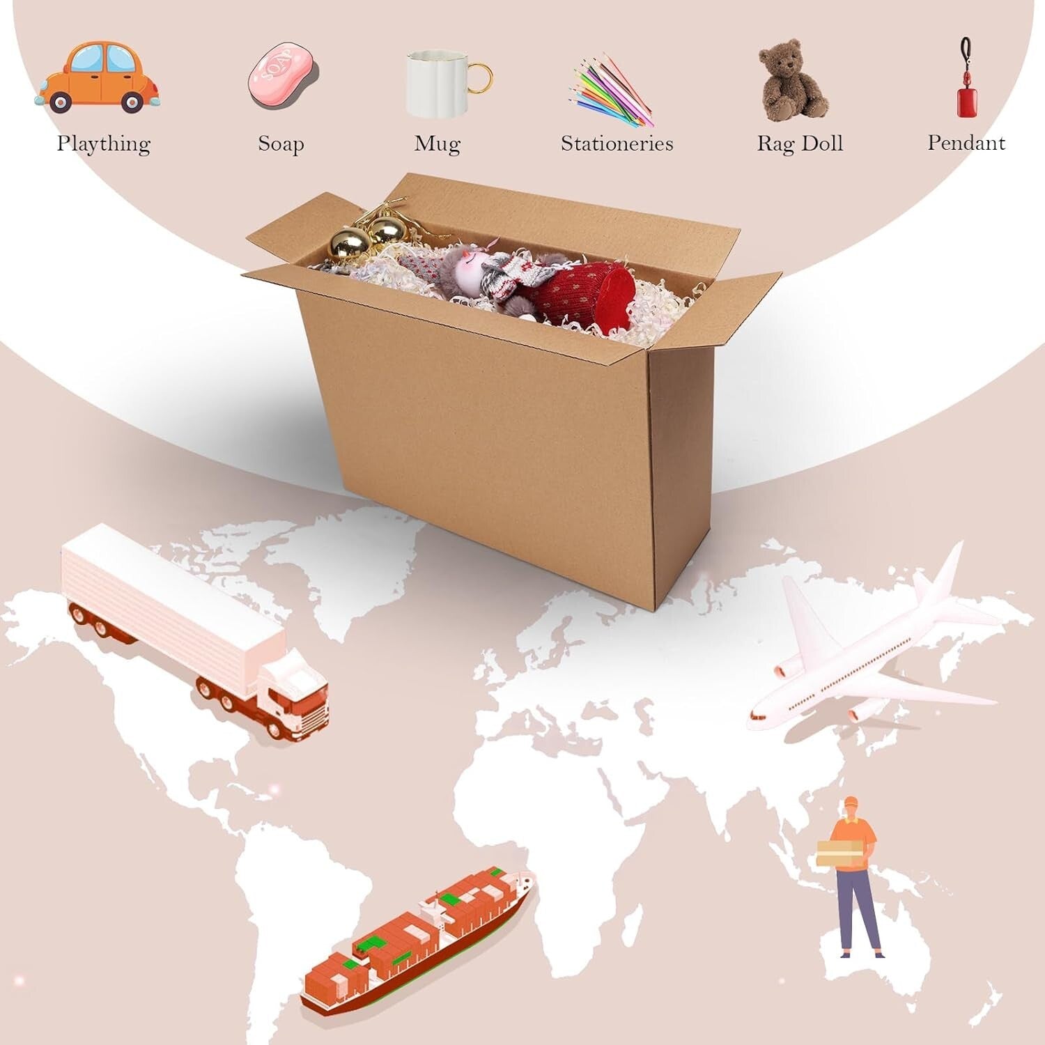 40 Pack Eco-Friendly 12x9x4 Inch Shipping Boxes for Easy Mailing & Moving