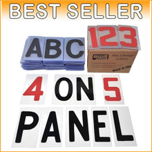 Load image into Gallery viewer, Versatile 4" Sign Letters on 5" Flex Panels - 270+ Assorted Characters Included