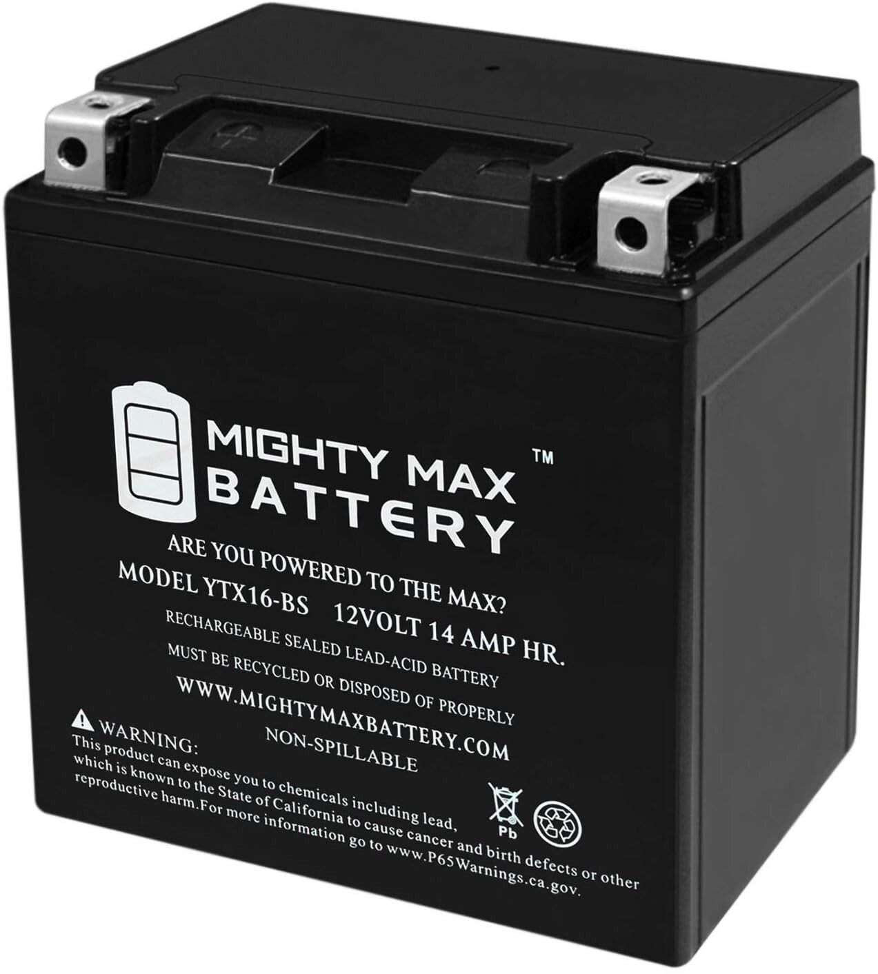 Heavy-Duty 12V 14AH SLA Motorcycle Battery - Shock Resistant, Ready to Install