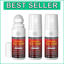 Load image into Gallery viewer, 3-Pack Warming Capsaicin Roll-On for Arthritis Pain Relief - Non-Greasy Apply