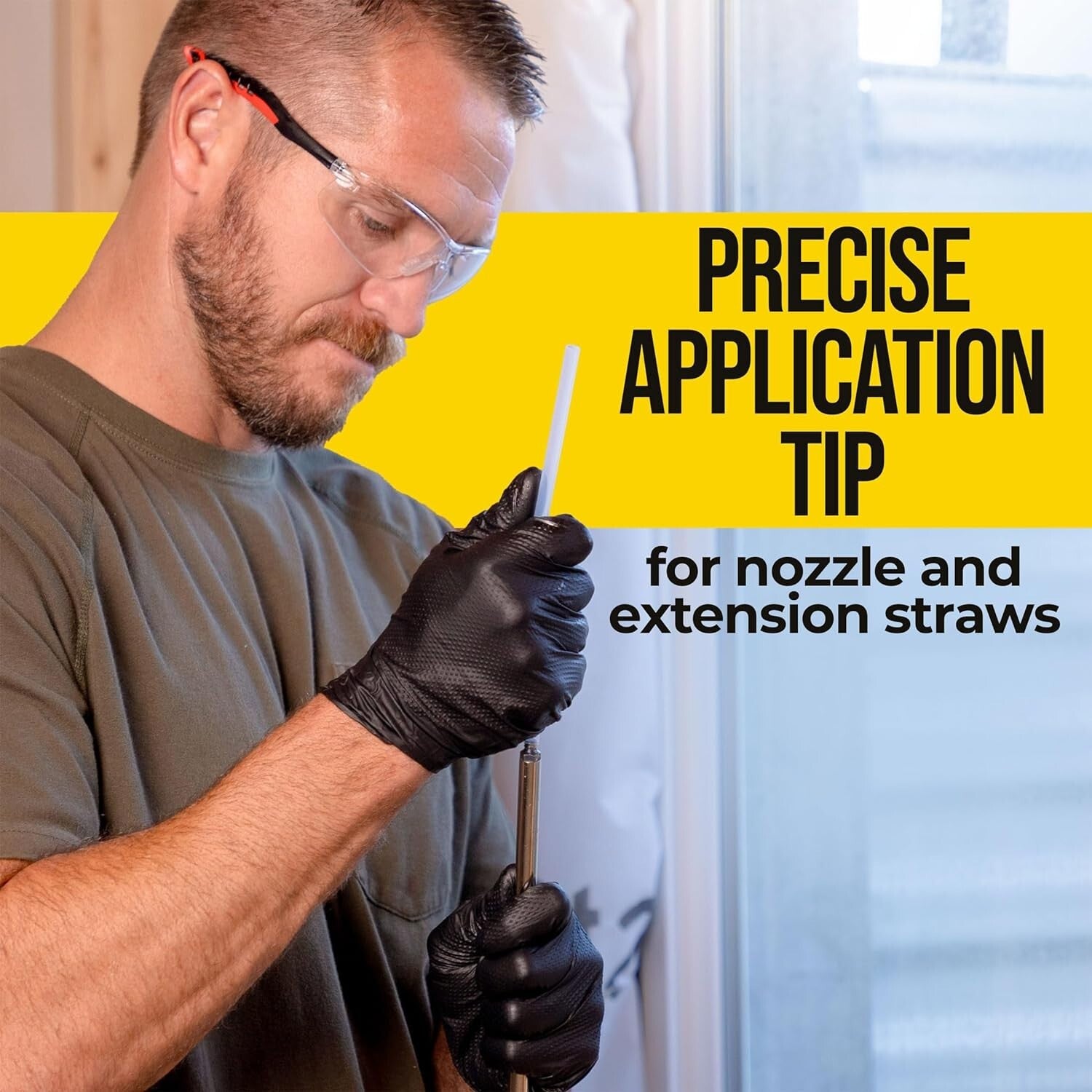 Durable Foam Insulation Gun with Long Nose & Smooth Trigger for Professional Use