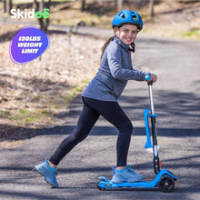 Load image into Gallery viewer, 3-Wheel Blue Kick Scooter for Toddlers - Adjustable Handlebar &amp; Fun Lights