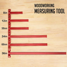 Load image into Gallery viewer, High-Quality 24in Woodworking T-Square Ruler with Clear Scales for Accuracy