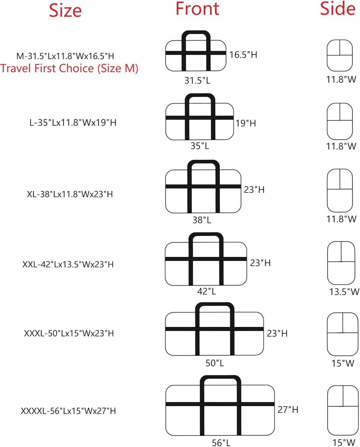 Durable 50" Extra Large Duffle Bag - Perfect for Travel and Outdoor Adventures
