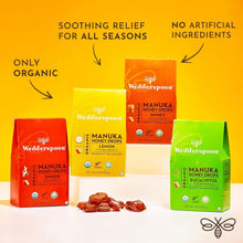 Load image into Gallery viewer, Genuine New Zealand Manuka Honey Drops - 4 Oz Variety Pack for Natural Relief