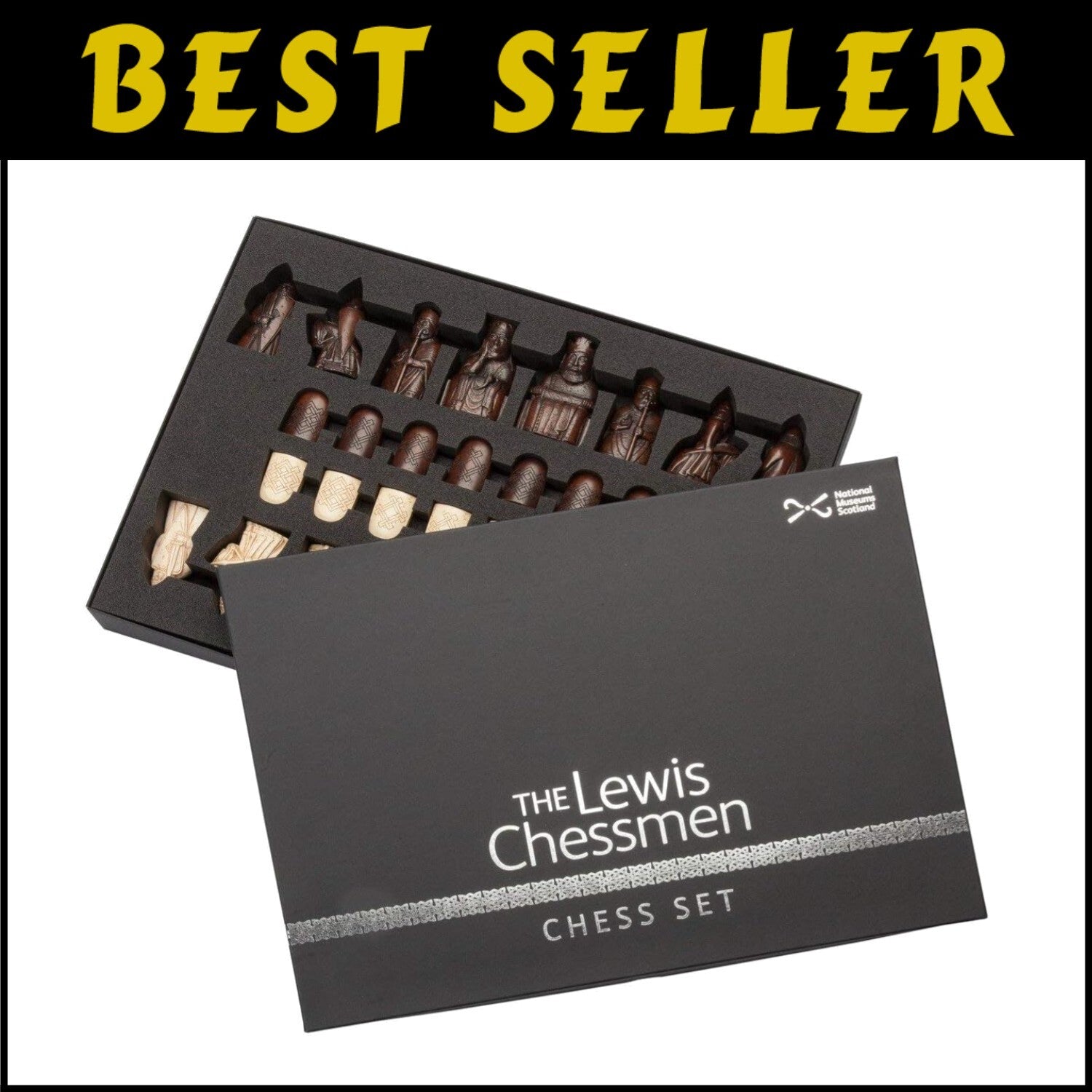 Authentic Isle of Lewis Chessmen - British Made with Superb Gift Packaging