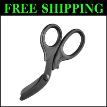 Load image into Gallery viewer, Hardened 7.5” Trauma Shears with Black Titanium Finish for Medical Professionals