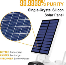 Load image into Gallery viewer, Solar Powered Security Camera Set with Motion-Activated Floodlights - Pack of 2