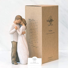 Load image into Gallery viewer, Elegant Embracing Couple Sculpture - Hand-Painted Figure for Home Decor