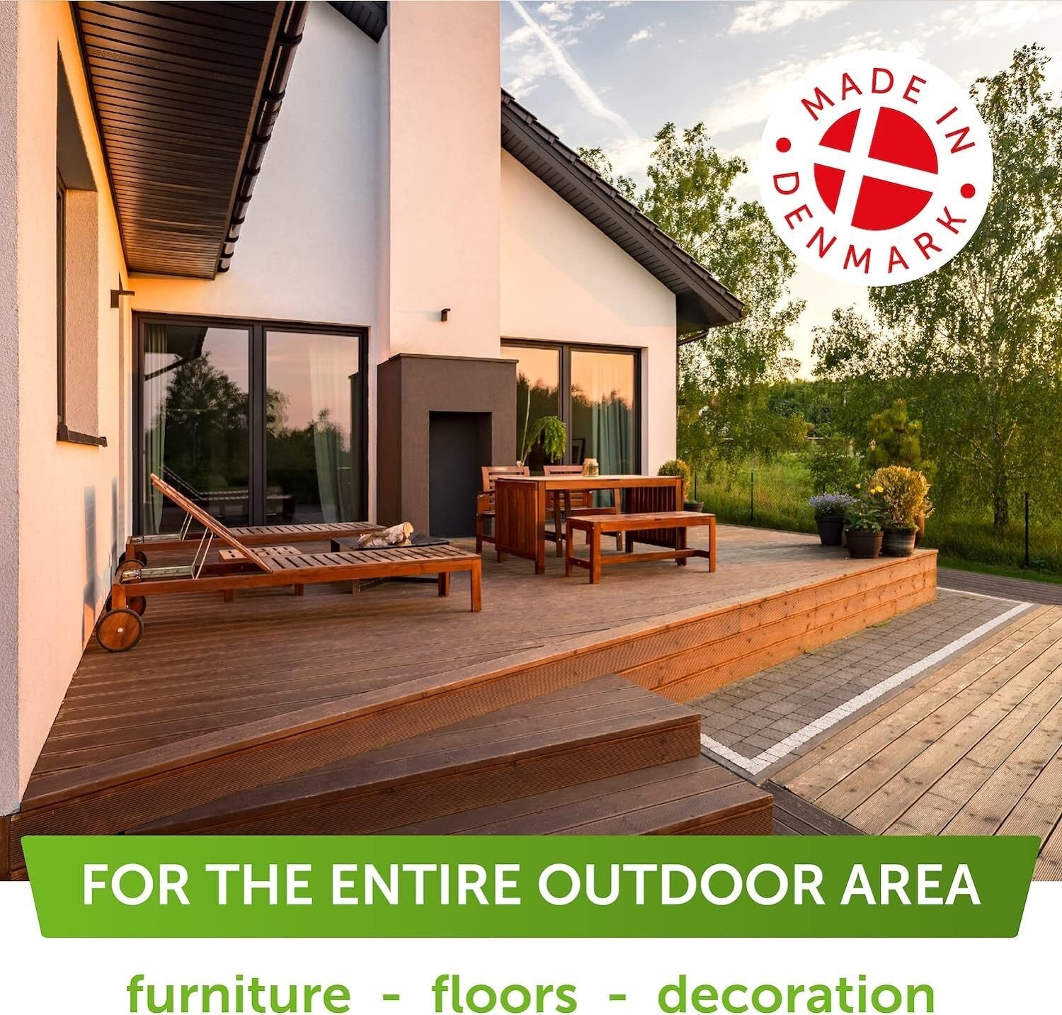 Danish Craftsmanship Teak Oil - 84.5 Oz for Lasting Outdoor Wood Protection