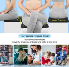 Load image into Gallery viewer, Pain-Relief Gel Seat Cushion with Non-Slip Bottom - Perfect for All Chairs