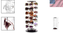 Load image into Gallery viewer, High-Capacity Clear Acrylic Sunglasses Rack for 24 Pairs - Stylish Organizer