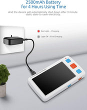 Load image into Gallery viewer, Portable Electronic Magnifier - 4X-32X Zoom with AV Output &amp; Long Battery Life