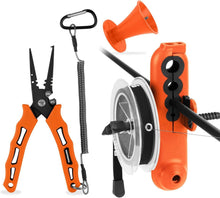 Load image into Gallery viewer, Portable Fishing Tool Set: Line Spooler, Line Gobbler &amp; 7" Pliers for Anglers