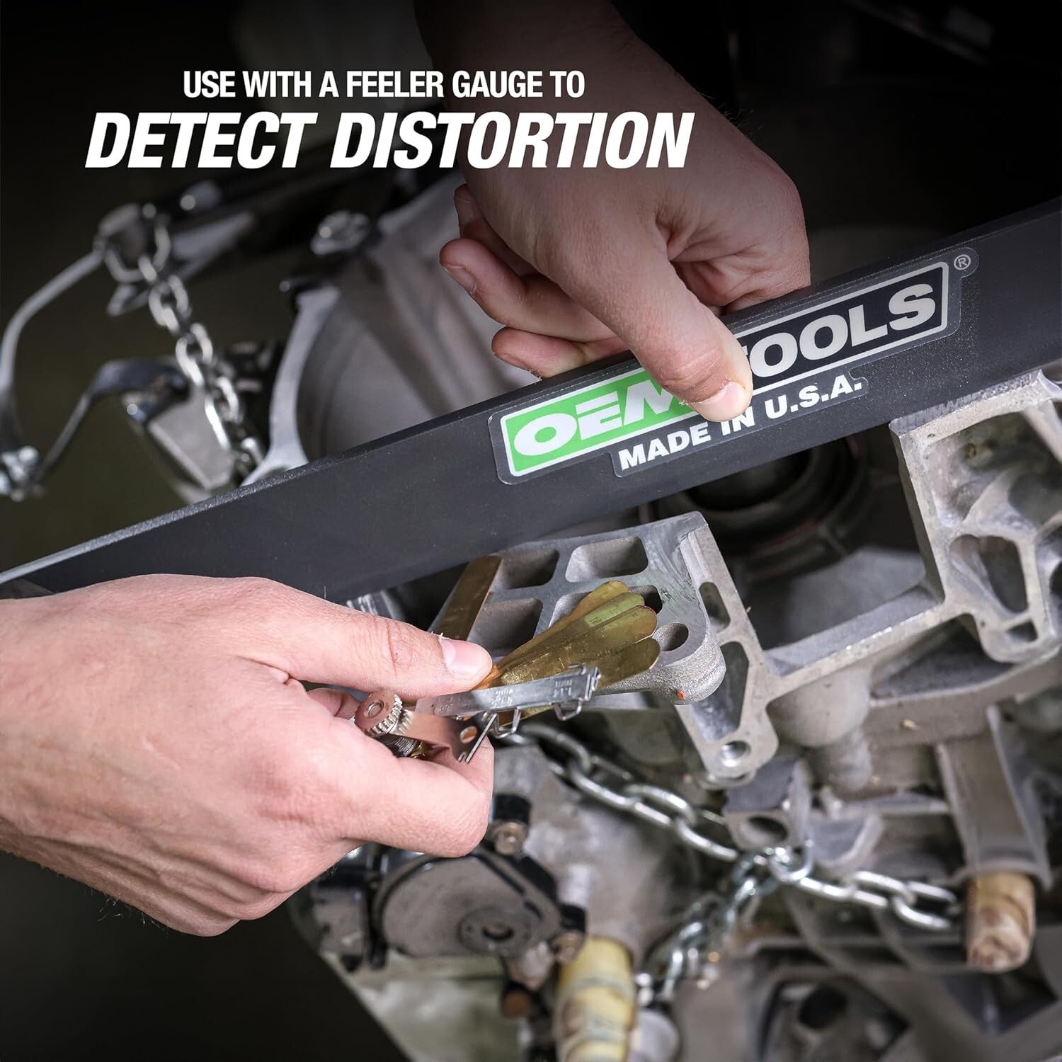 Precision 24" Cold Rolled Steel Straight Edge ±0.001" for Engine Inspections