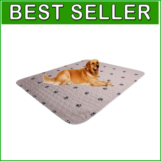 Super Absorbent Waterproof Dog Pee Pads - 48x48 Inch, Non-Slip Training Solution