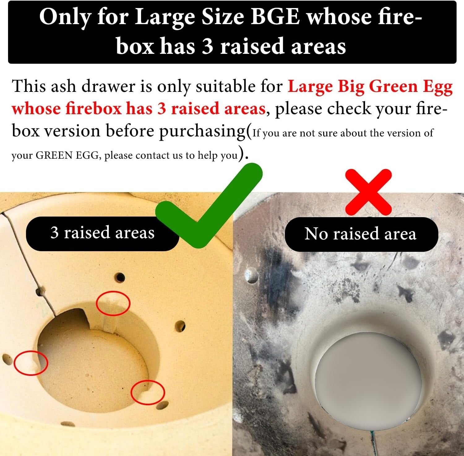 High-Quality Slide-Out Ash Drawer for Large Big Green Egg - Fits Pre-2022 Models