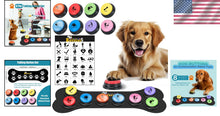 Load image into Gallery viewer, Interactive Dog Communication Button Starter Pack - 8 Colors with Scene Stickers
