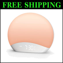 Load image into Gallery viewer, Sunrise Alarm Clock &amp; Sound Machine: 26 Soothing Sleep Sounds &amp; Night Light