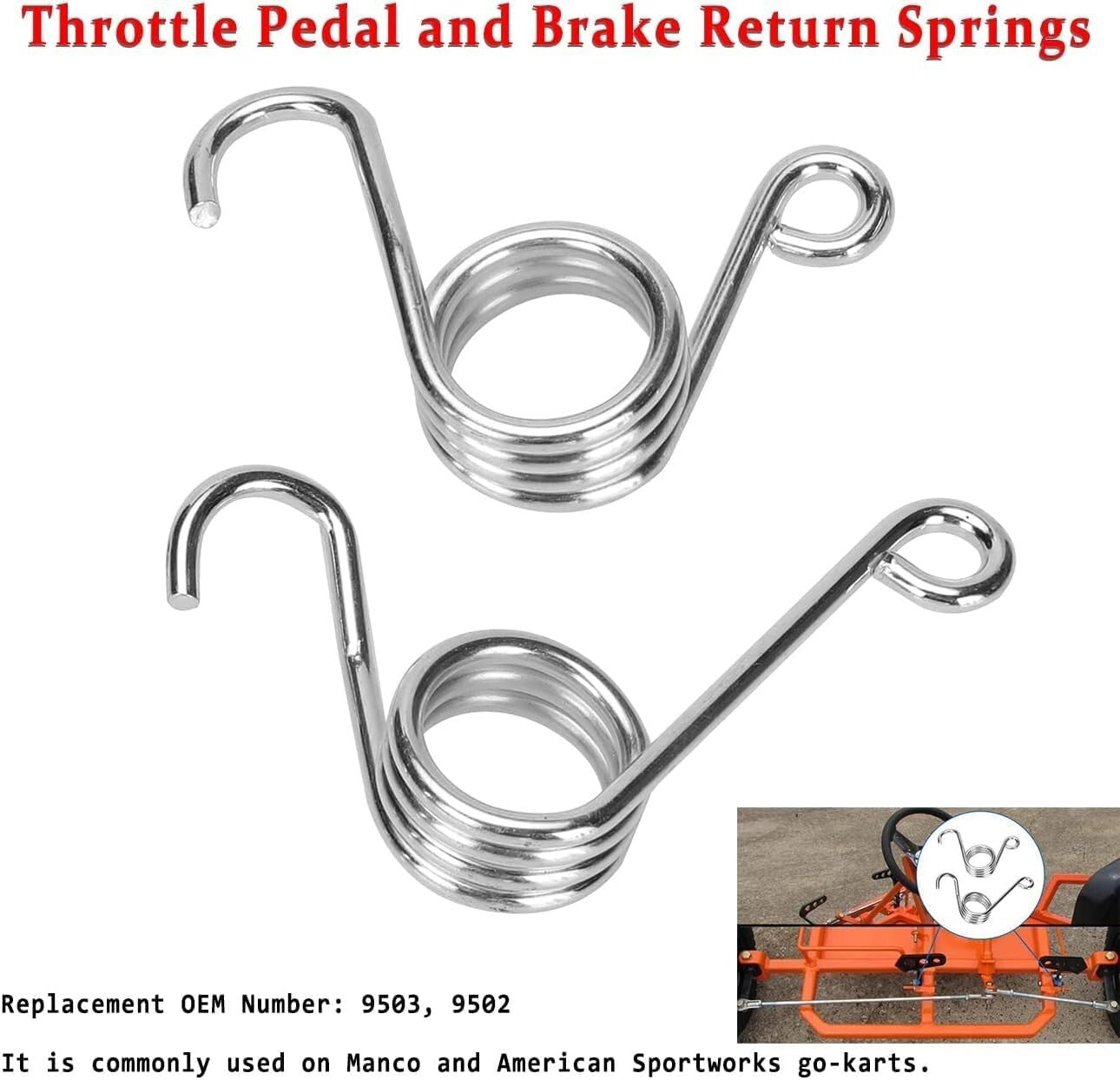 Complete Go-Kart Brake and Throttle Pedals with Steering Wheel Kit, 71" Cable