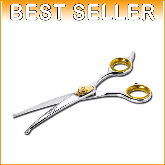 Professional 6.5" Stainless Steel Dog Grooming Scissors with Rounded Tips