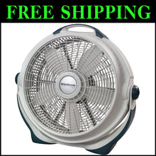 Load image into Gallery viewer, Whisper-Quiet 20" Floor Fan with 3-Speed Settings - Ideal for Home and Office