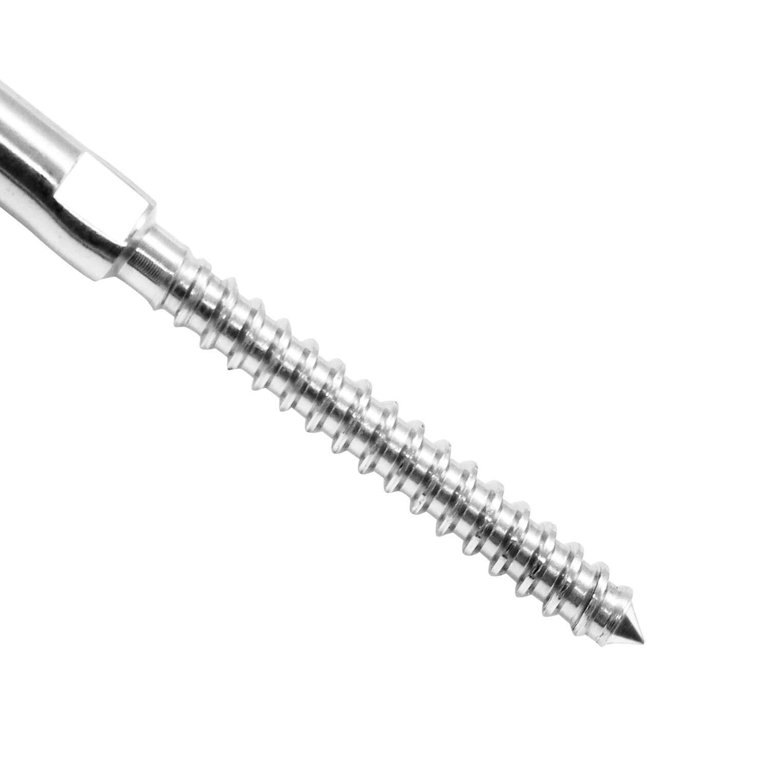 Durable 3/16” Swage Lag Screws & Tools - Railing Hardware for Decks & Stairs