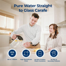 Load image into Gallery viewer, Portable RO Water Purifier - UV Filtration &amp; Remineralization Glass Carafe